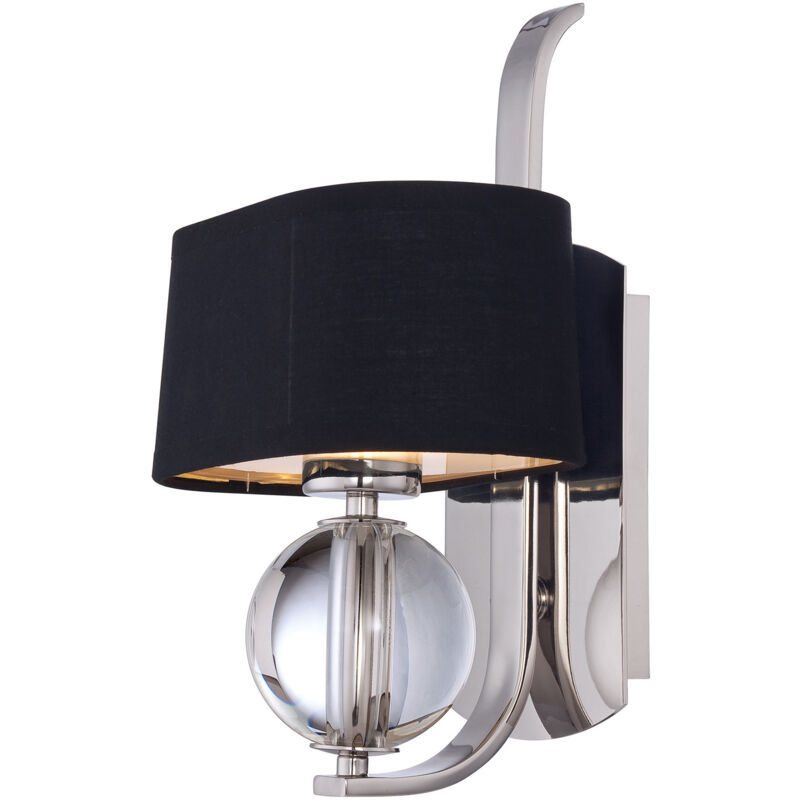Elstead - Gotham - Applique murale d'intérieur à 1 ampoule Imperial Silver, G9