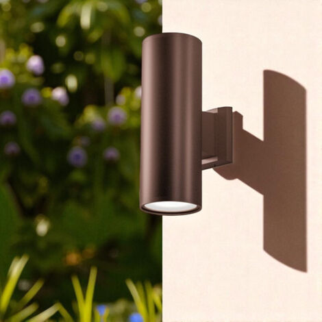 Applique haut et bas extérieure IP65 Corten Tondo
