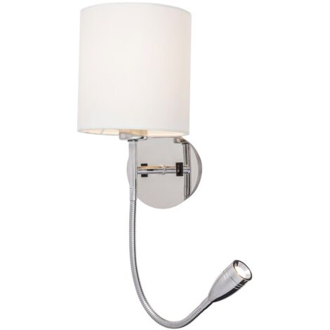 Applique hotel camera E27 cromo LED Larkin 6529 Rabalux