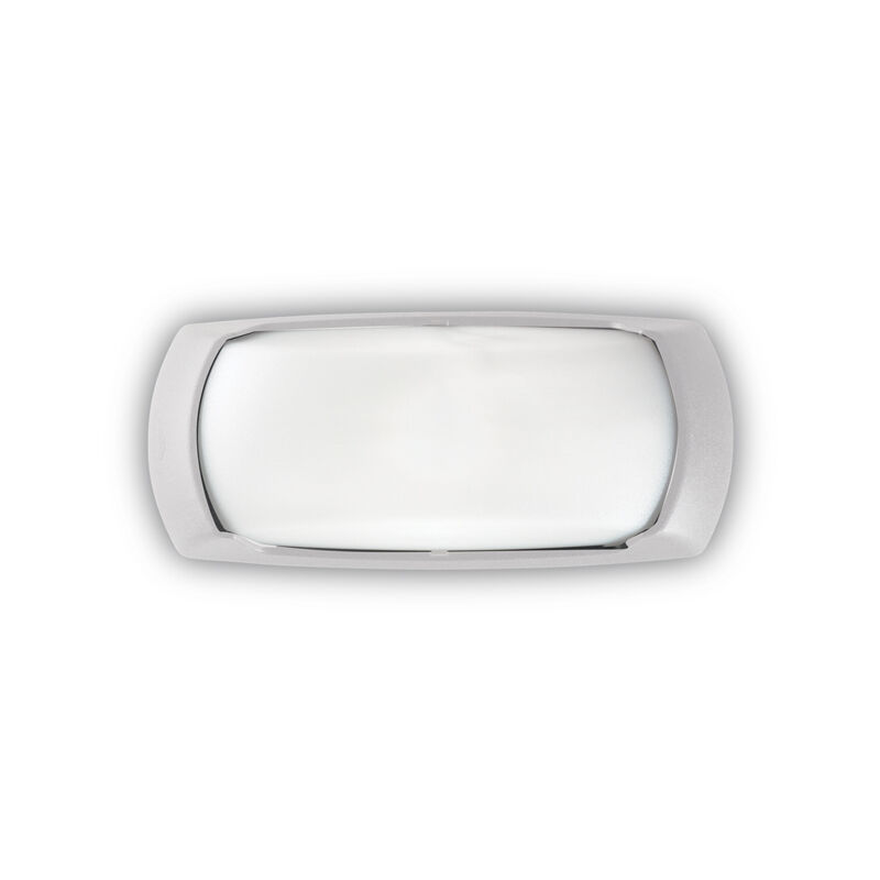 Applique Moderna Felix 2 Materie Plastiche Bianco 1 Luce E27