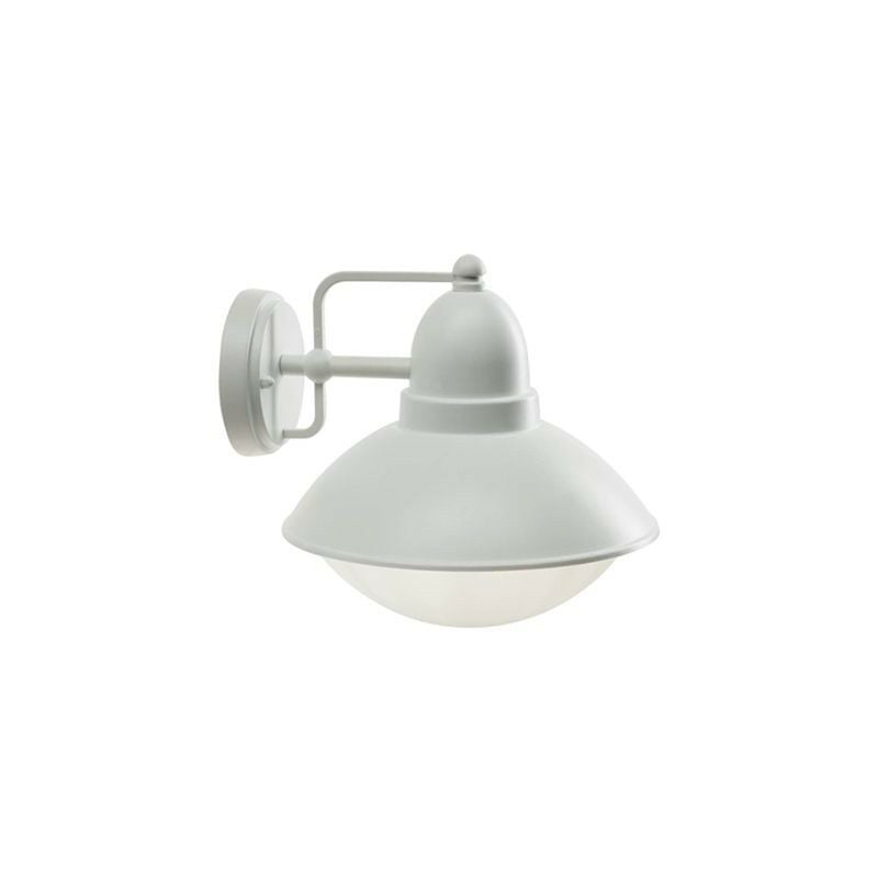 Image of Applique in alluminio bianco con portalampada E27 - Adatta per lampade a risparmio energetico