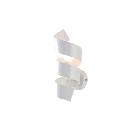 Applique in Ferro 1 Luce Attacco E14 - Potenza 42W - colore Bianco