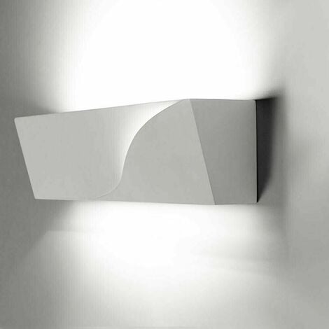 Applique in gesso dal design moderno forma Rettangolare attacco per lampadine G9