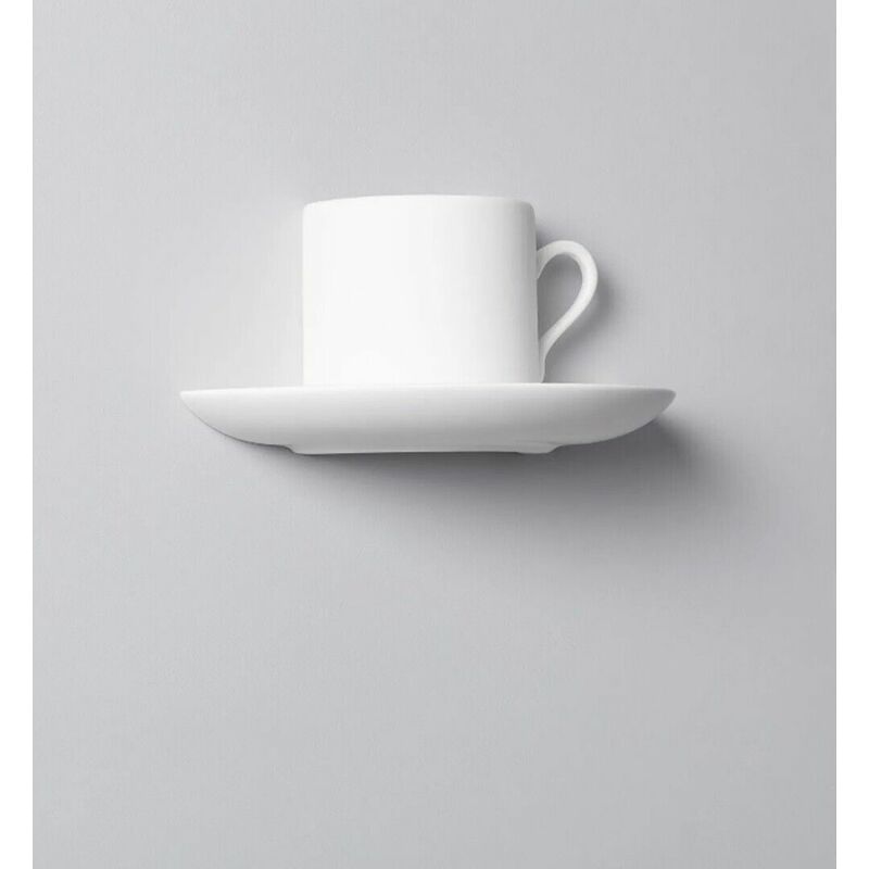 Image of Applique in gesso dal design moderno forma tazza caffe attacco per lampadine G9