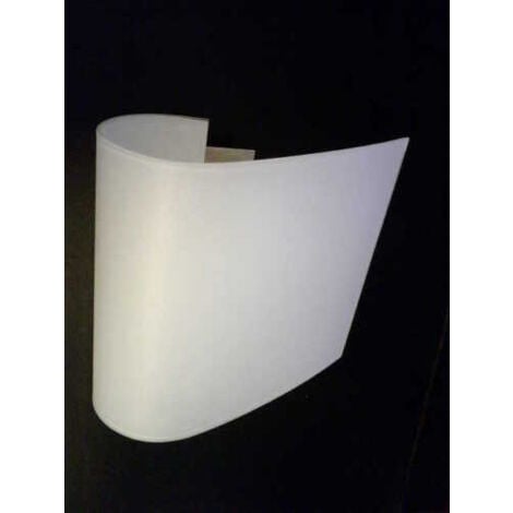 VIVIDA SRL Applique in Vetro Curvato, 1x75W attacco E27