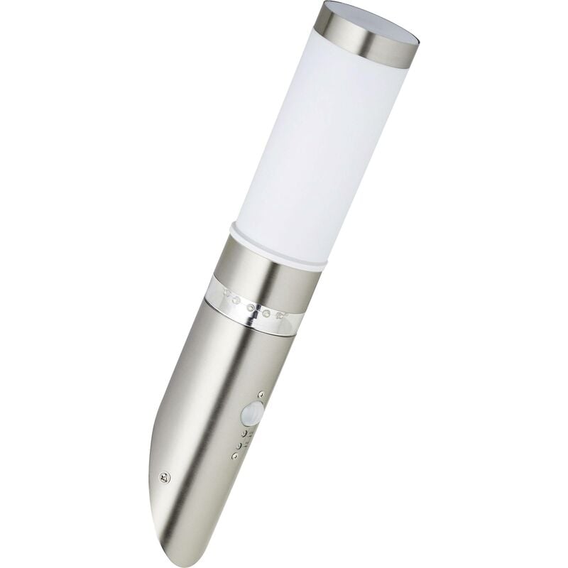 Brilliant - Bole G46798/82 Applique extérieure avec détecteur de mouvement Ampoule halogène E27 60 w acier inoxydable S33916