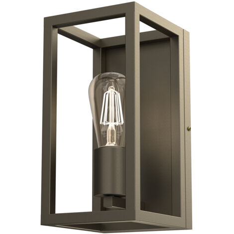 Applique industriale Frame oro titanio 1xE27 Luminex