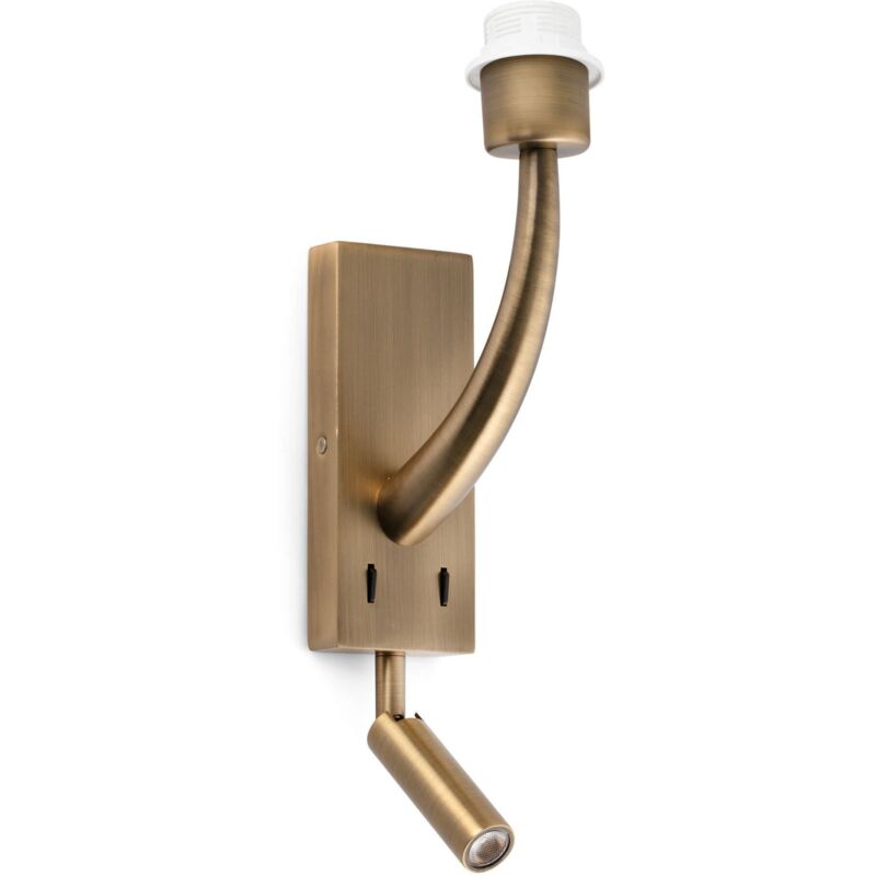 Rem Structure applique murale avec un lecteur vieil or réf. 29683