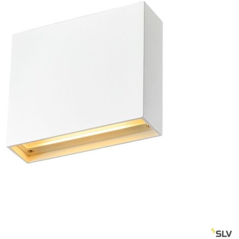Applique interieure blanche 120x140x40mm LED 4W 2700K-3000K 420lm variable Triac 230V IP20 QUAD FRAME 14 SLV