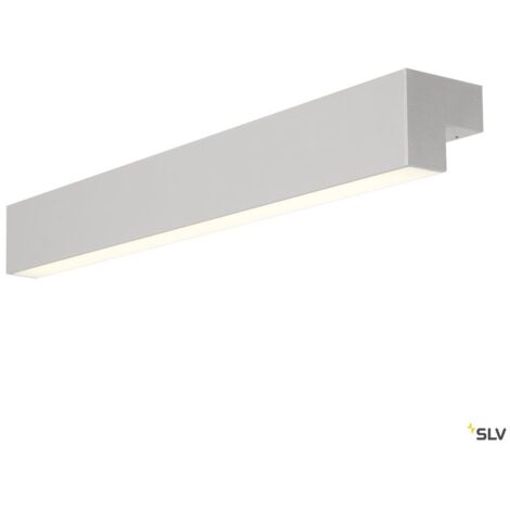 Applique intérieure L-LINE 60 argent LED 10W 3000K IP44 - SLV - 1001300