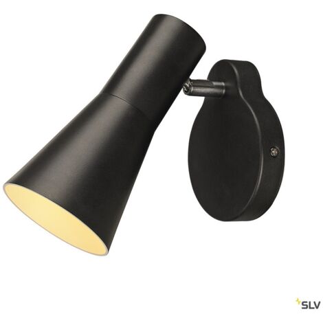 Applique intérieure PHELIA liseuse noir GU10/QPAR51 35W max - SLV - 148540