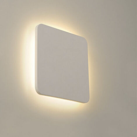 Applique intérieure PLASTRA carré blanc LED 11W 3000K plâtre - SLV - 148019