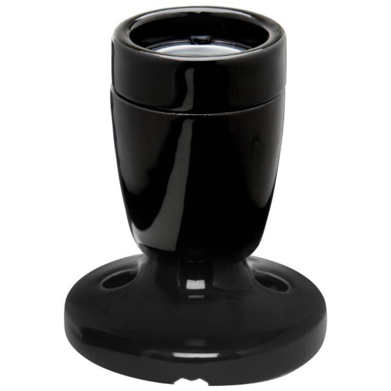 Applique interieure porcelaine noire - girard sudron - retro charm