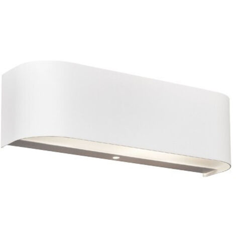 Applique Interno Lampada Parete Led Fascia Doppia Luce Bianca Adriano GD Trio
