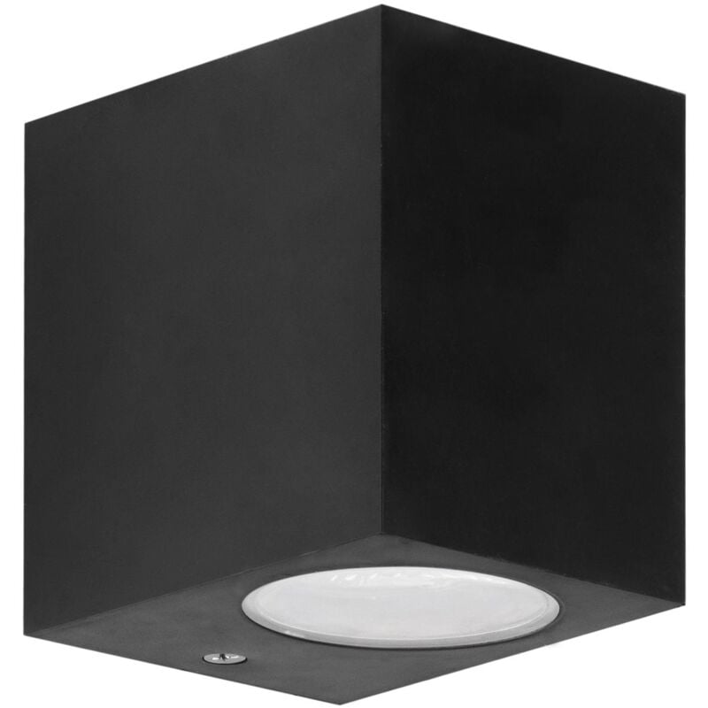 Aplique Ip44 Kubo Single Emission Gu10 7W Negro