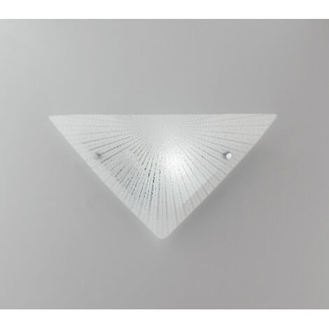 "Applique ISIDE in vetro bianco"