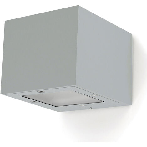 Applique ISORA IP65 Corte de fase L,C LED COB AC 2x4W 345lm(152lm) CRI90 3000K up-down Gris
