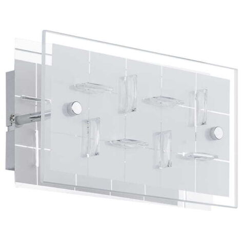 Applique Italux Zeltum LED 4W bianco/cromo W29584-4A