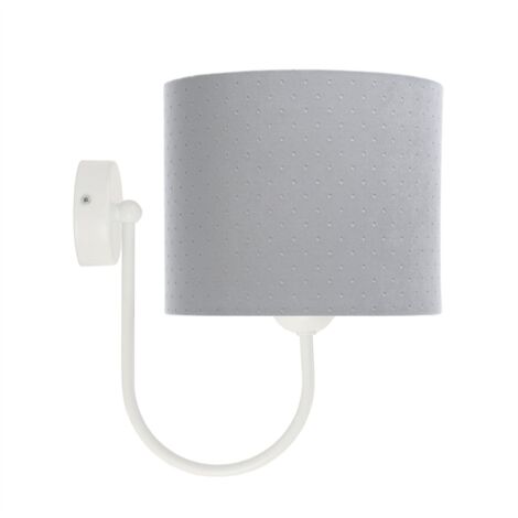 Applique Jasmine bebe - Gris clair, intérieur blanc