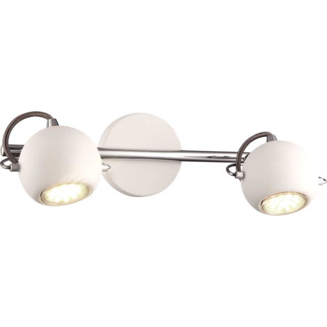 Applique Kaja Salva K-8002/2WH bianco cromo 2xGU10 orientabile