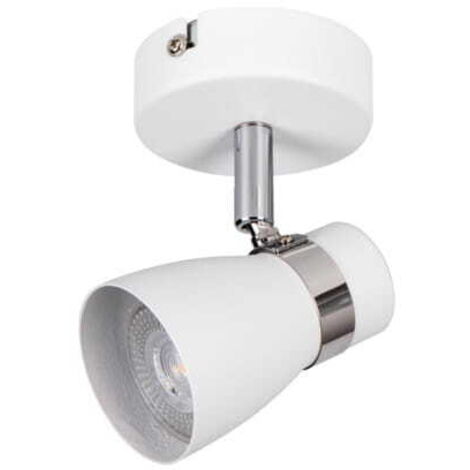 Applique Kanlux ENALI 28760 bianco/cromo GU10 1 luce