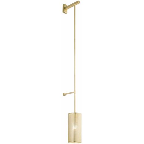 "Applique KING in metallo oro effetto sospensione 120 cm."