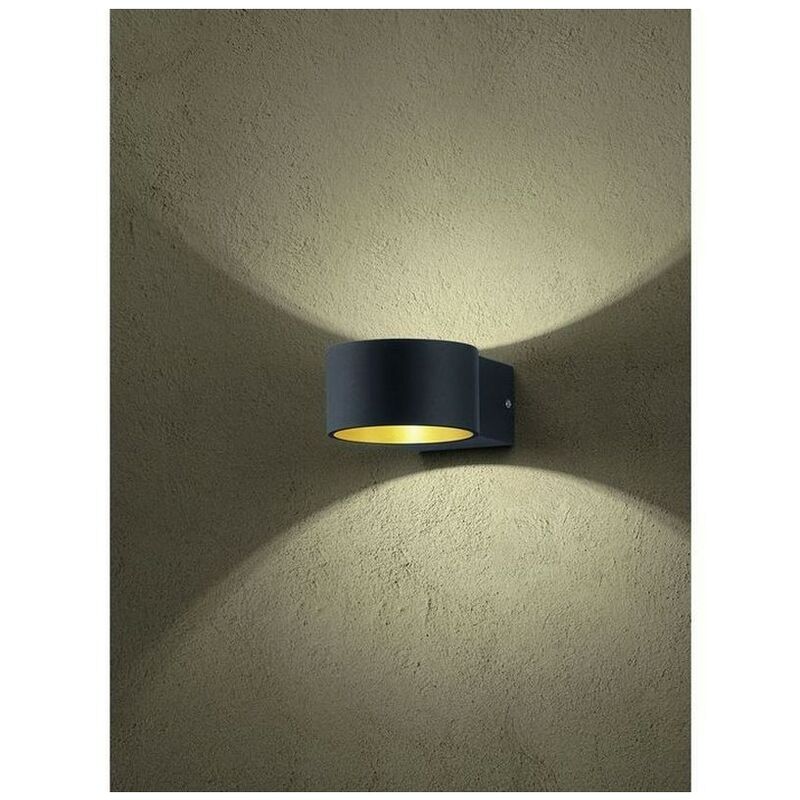 Trio Lighting - Applique Lacapo Noir Mat 1x4W SMD LED