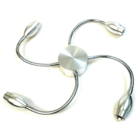 Applique Lampada Da Parete A Led 4X2W 220V Flexible Bianco Freddo