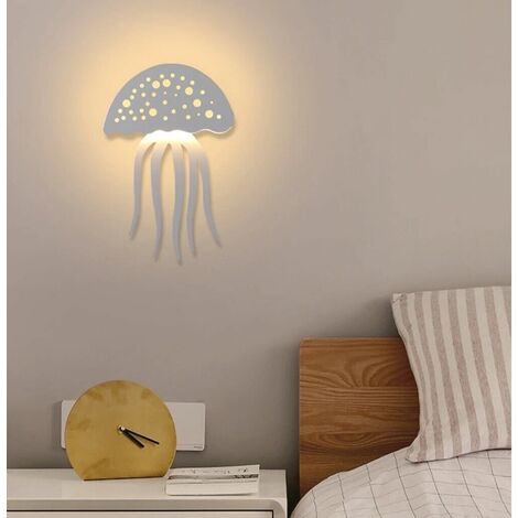 PARTENOPEA UTENSILI APPLIQUE LAMPADA DA PARETE PER INTERNI LUCE MURO A LED MEDUSA CAMBIA 3 TONALITA'