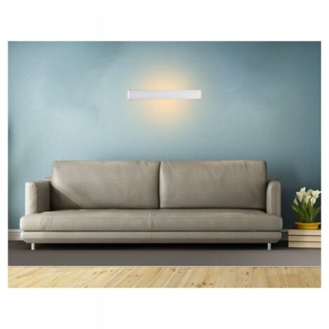 Applique Lampada Led Da Parete Rettangolare 20W 3000K Up-Down con Doppio Fascio Luminoso Carcassa Bianca IP44 SKU-218535