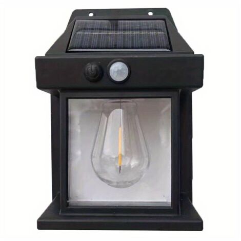 APPLIQUE LAMPADA LED MURO PARETE PER ESTERNO SOLARE CREPUSCOLARE GIARDINO TE-B0595