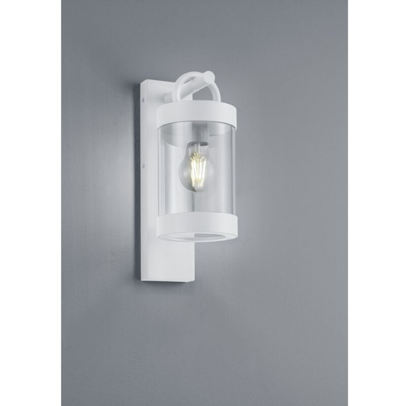 Applique Lanterne Sambesi Blanc IP44 Capteur Crépusculaire Trio Lighting