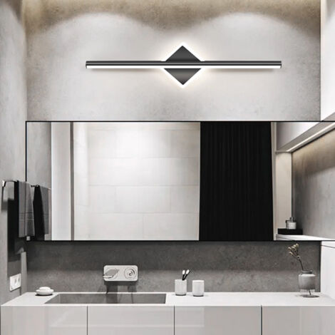 Applique LED 10 W pour coiffeuse, miroir de salle de bain, lumière blanche 6000 K, 40 cm, éclairage pour armoire à miroir de salle de bain