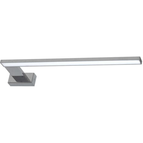 Applique LED 11W Milagro Shine cromata IP44 45cm 4000K