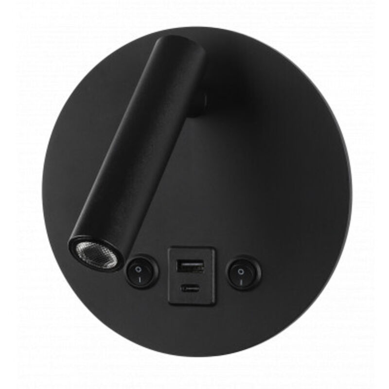 Applique led 12W impermeabile IP54 Nero - Bianco