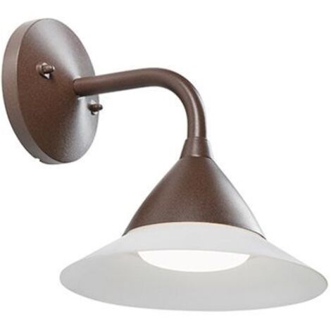 Applique Led 20W 4000K linea petunia corten