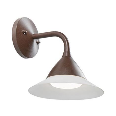 Applique Led 20W 4000K linea petunia corten