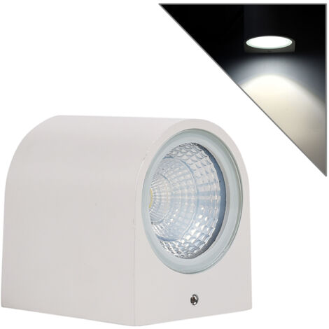 APPLIQUE LED 3W PER INTERNI CON MONO-EMISSIONE LUMINOSA 4000K° - DESIGN SEMICILINDRICO IN ALLUMINIO BIANCO AD ALTA EFFICIENZA ENERGETICA