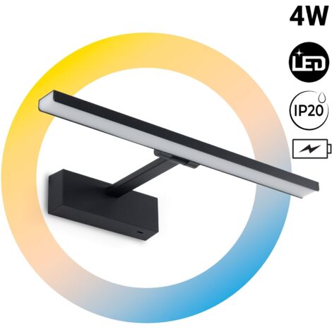 Applique LED 4W avec batterie - Télécommande - CCT + DIM + Timer