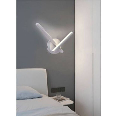 Applique Led 6 W 2 Bras Croisés Lumière Moderne 3000k 4000k 6500k E67-b