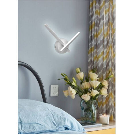 Applique Led 6 W 2 Bras Croisés Lumière Moderne 3000k 4000k 6500k E67-b