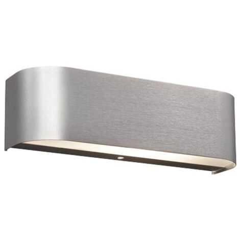 Applique Led a Parete Interno con Fascia 2 Luci 3W Alluminio Adriano GD Trio
