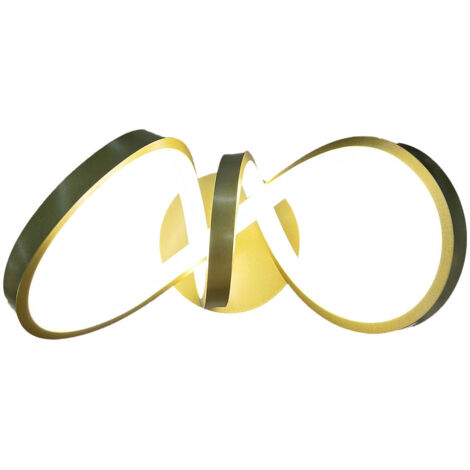 Applique LED a spirale 15W 4000K oro Tesoro Milagro