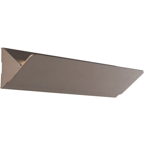 "Applique LED AILERON 10W in alluminio bronzo con diffusore orientabile"