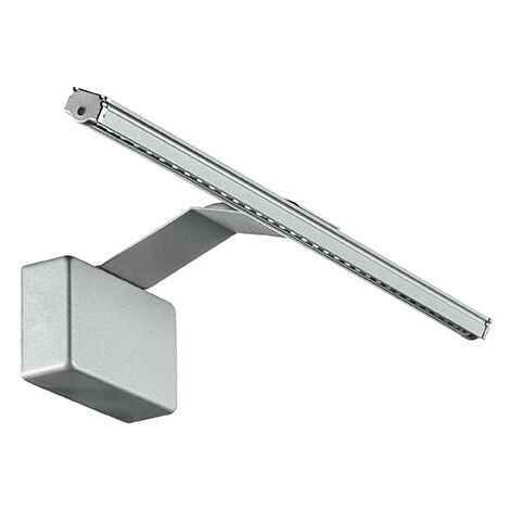 "Applique LED ALCOR Argento in Alluminio 5W 550LM 3000K(Luce calda) 11x30.5x15cm."
