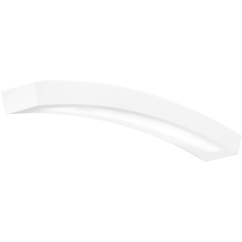 Applique led aloha in gesso verniciabile 12W a