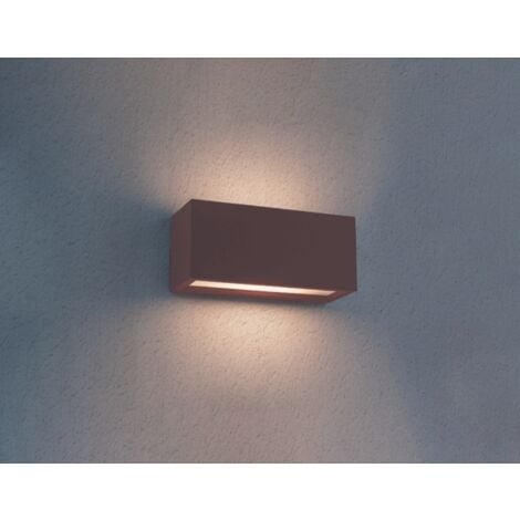 CENTURY ITALIA APPLIQUE LED OUTDOOR REVERSO 2D CENTURY CORTEN VOLT 230 E27 IP65 9090171018202 ILLUMINAZIONE CENTURY