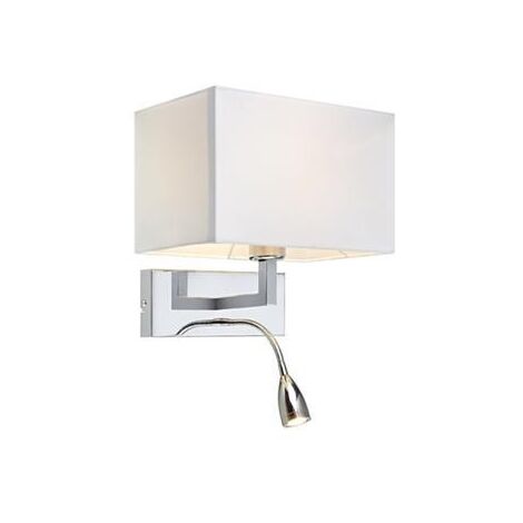 Applique Led avec liseuse chrome Savoy - MarkSlöjd
