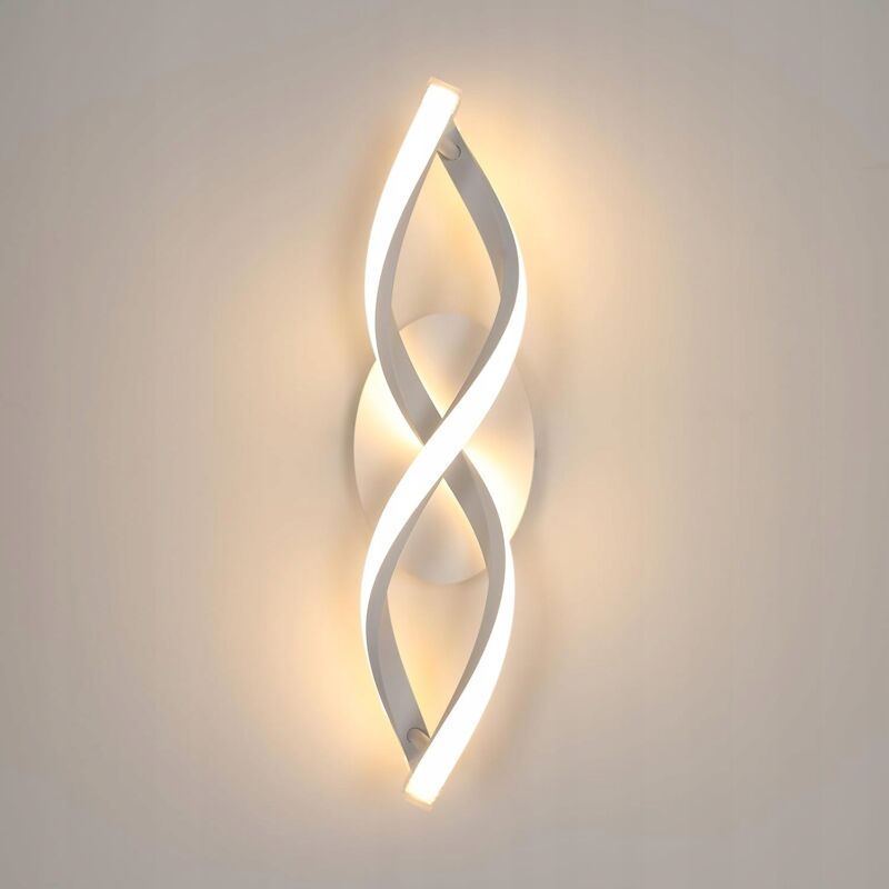 Applique led blanche moderne et créative pour le salon 3000k 16w - Comely
