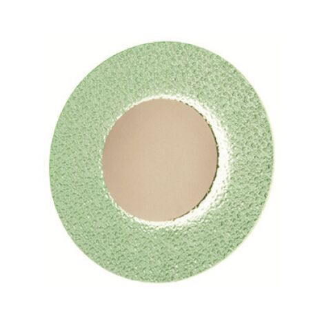 Applique LED CANDY D25 cm in metallo Oro e vetro graniglia Verde